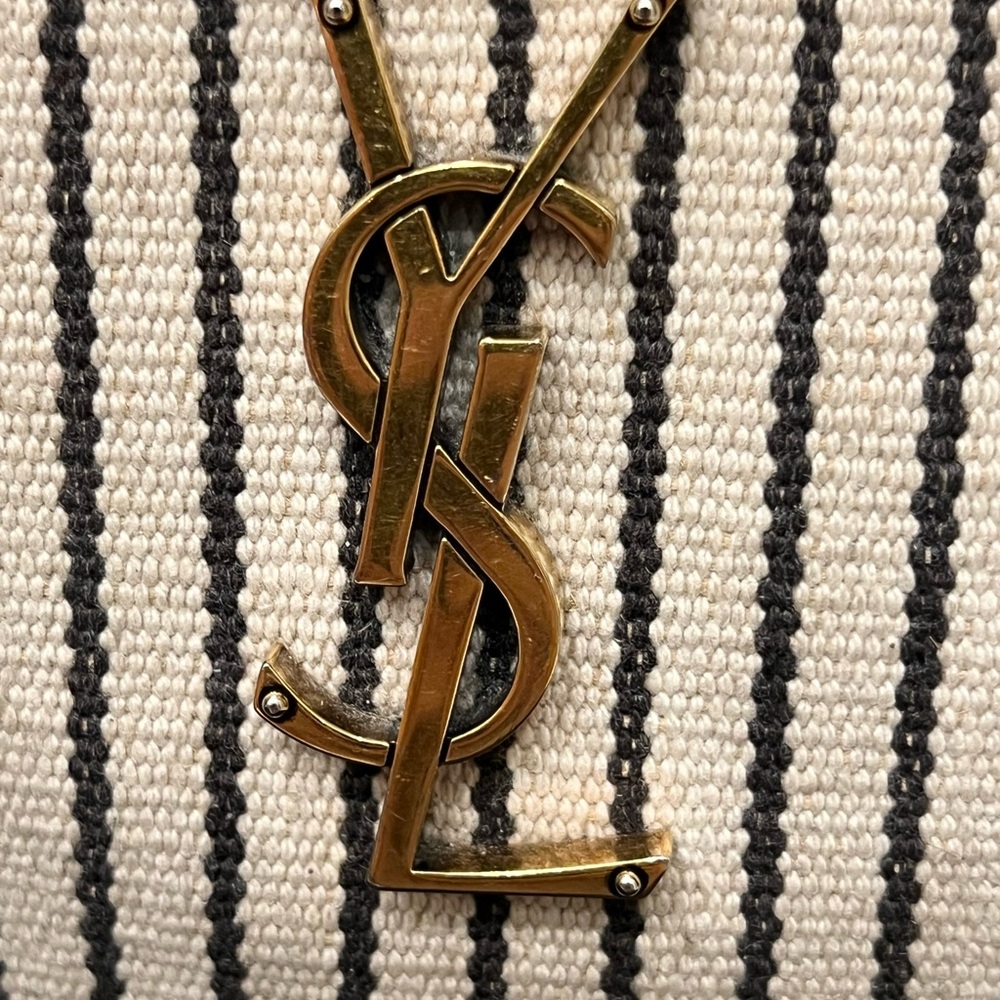Yves Saint Laurent
Camera Lou striped canvas crossbody bag - Picture 9 of 9